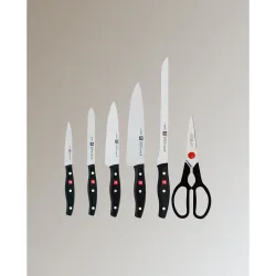 Set de 5 cuchillos más tijera Twin Pollux