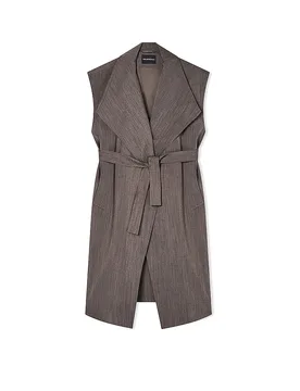 EMPORIO ARMANI Wollmantel braun L Damen - Giorgio Armani - FashionsVida
