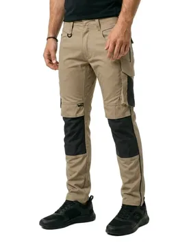 Pantalon De Travail Unique 12679 Light Khaki / Black 48 - MASCOT - FashionsVida