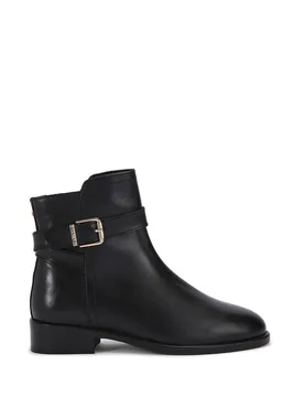Women's 'Pienza Ankle Boot' Leather Boots in Black Size: 7 - Black - Size: 7 - Carvela - FashionsVida