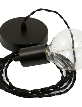 Cables Suspension Luminaire Tm04 1 M Black One Size - Creative - FashionsVida