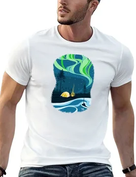 Northern lights pitch T-Shirt Labor Work Casual T-Shirt - Aliexpress - FashionsVida