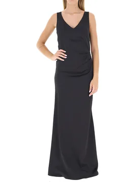 RINASCIMENTO Abito in satin NERO M - Rinascimento - FashionsVida