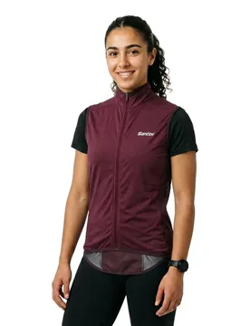 Santini Gilet Guard Nimbus Burgundy - Santini - FashionsVida