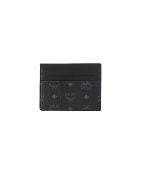 Ausweisetui - Kartenhalter Visetos Original New Card Case schwarz Damen - Mcm - FashionsVida