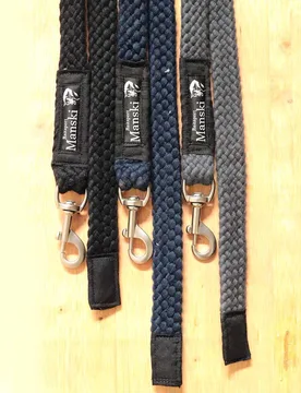Manski Führstrick mit Karabinerhaken marine - Reitsport Manski - FashionsVida