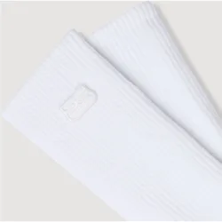 Calcetines de hombre bordados de canalé