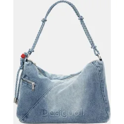 Bolso grande charms denim