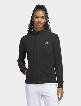 Womens Giacca Con Zip Completa E Texture Performance - Nero, nero nero Donna taglia XS - Adidas - FashionsVida
