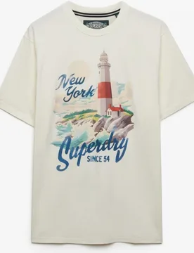 Camiseta de hombre Maritimo corte loose - Superdry - FashionsVida