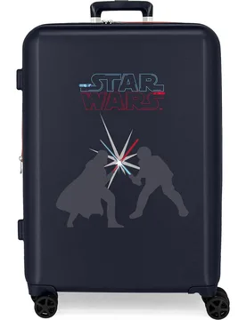 Maleta mediana de niño Tie Fighter expandible con capacidad de 80L en negro - Personajes - FashionsVida