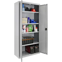 Armario metálico DIY 2 Puertas y 4 Baldas Interiores
