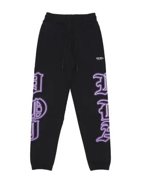 Pantalone Tuta Leggero Uomo Gothic Sk Print Pant Black - PHOBIA - FashionsVida