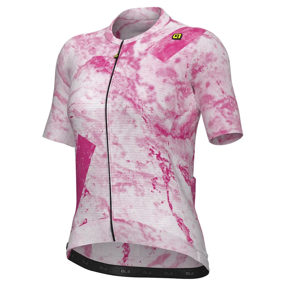 Maglia A Maniche Corte Pr-e Marble Fuchsia - Ale - FashionsVida
