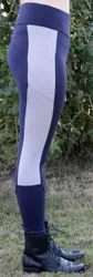 Damen Reit-Leggings VAJANA, navy/lightgrey 36
