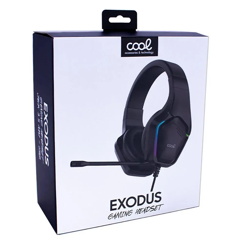 Casque Gaming Exodus Led Rgb Black One Size unisex - Cool - FashionsVida