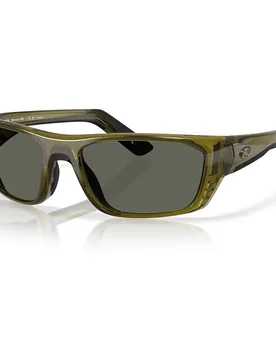Whitetip Pro Polarized Sunglasses Seagrass Gray 580G/CAT3 Men - Costa - FashionsVida