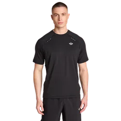 Tech Essentials Herren T-Shirts - Schwarz - Größe S - Poly Jersey Black S