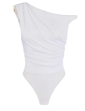 Bluse donna - body - avorio - Elisabetta Franchi - FashionsVida