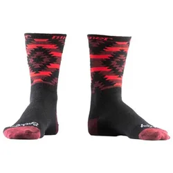 Niner Calzini Serape Black / Red