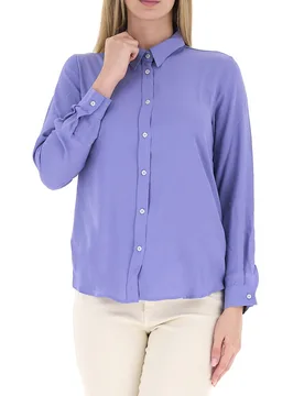 Camicia misto seta AZZURRO OXFORD 46 - EMME MARELLA - FashionsVida