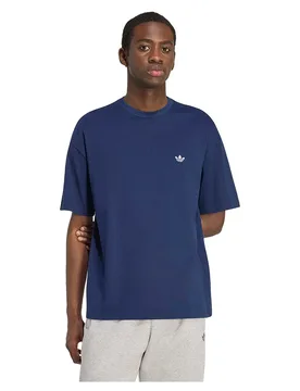 T-shirt à Manches Courtes Trefoil Essentials Loose Dropped Shoulder Night Indigo XS - Adidas Originals - FashionsVida