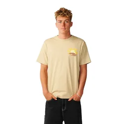 T-shirt à Manches Courtes Surf Trip Khaki Sand L