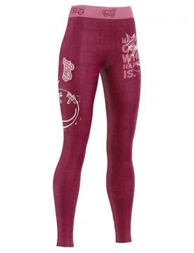 Emoji Happiness Leggings Multicolour S Women - OTSO - FashionsVida