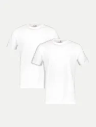 Doppelpack T-Shirt mit Rundhals Weiß XXXL