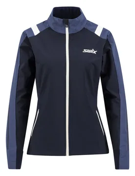 Veste de ski nordique - Infinity Jacket Women Lake Blue - Taille M - Navy - Swix - FashionsVida