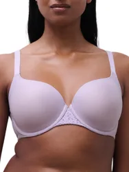 Womens Norah Covering T-Shirt Bra - Purple Polyamide - Size 30e