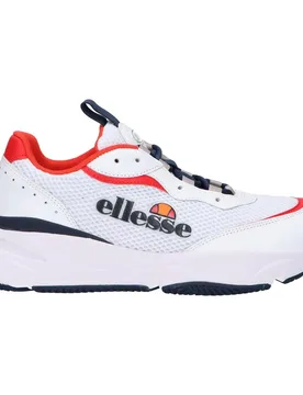 Sneaker 61025 Massello Text Am White / Flame Scarlet / Navy EU 46 - Ellesse - FashionsVida