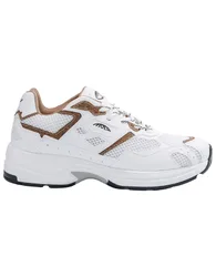 Chaussures légères en biomatériaux - Rush White & Brown Palm en Coton - Taille 38 - Marron