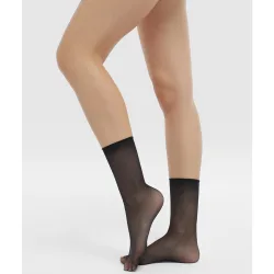 Pack de 2 tobilleros liso transparente