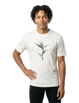 Hugo T-shirt à Manches Courtes Darise 10268404 Natural XL - Hugo Boss - FashionsVida