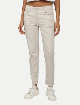 Hose Relaxed Fit Amelie Beige 27 - Gang - FashionsVida