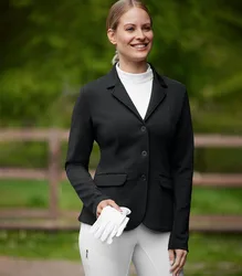 Mädchen Turnierjacket LINA, schwarz 152/158