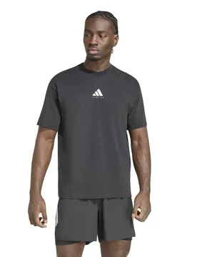 Running Category Graphic Short Sleeve T-shirt Black XL Men,Women - Adidas - FashionsVida