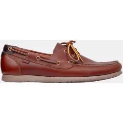 Náutico de cordones en piel