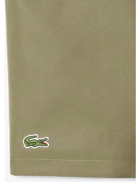 Pantalón de hombre corto de tenis de tafetán de rombos ligero - Lacoste - FashionsVida