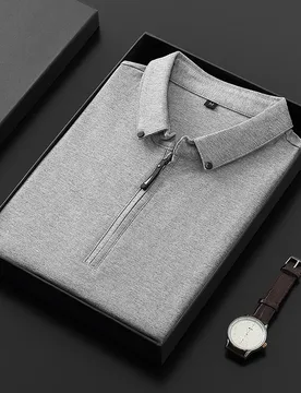 Short-sleeved T-shirt Men's Summer Thin Lapel Men's POLO Shirt Pure Cotton Korean Style Trendy Slim Body - Aliexpress - FashionsVida