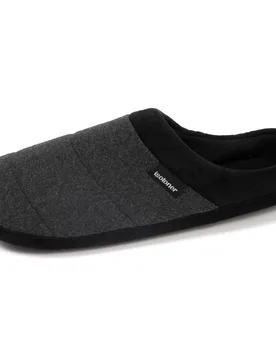 Chaussons mules Gris chiné foncé gris chiné foncé 42 - Isotoner - FashionsVida