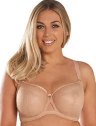 Womens Victory Balcony Bra - Beige Polyamide - Size 32hh
