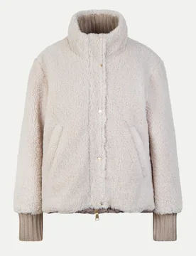 Jacke aus Teddy-Webpelz Beige 36 - White Label - FashionsVida