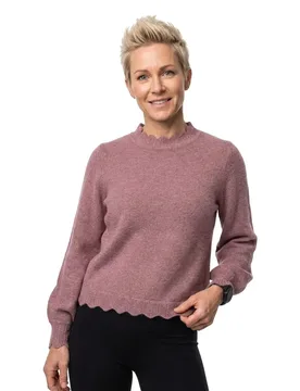 Maglione Nikolina O-neck Knit Nostalgia Rose / Melange 2XL - Vila - FashionsVida
