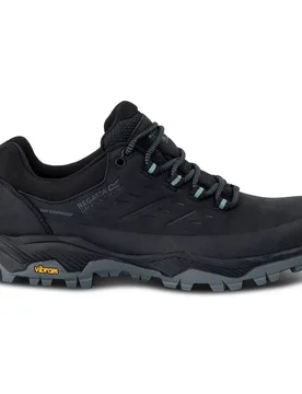 Women's Blake Low Vibram Walking Shoes in Black Size: 3 - Black - Size: 3 - Regatta - FashionsVida
