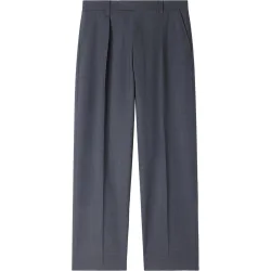 Pantalón de vestir de hombre ancho lana virgen