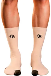 Running alto calcetines running Beige (45-47)