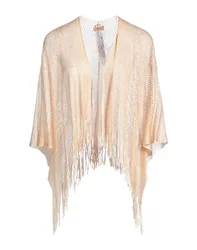 Strickjacke Damen Beige ONESIZE Damen