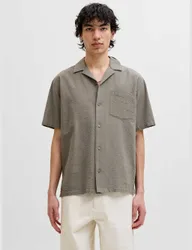 Regular Fit Easy Iron Seersucker Shirt Khaki male